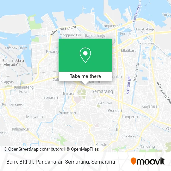 Bank BRI Jl. Pandanaran Semarang map