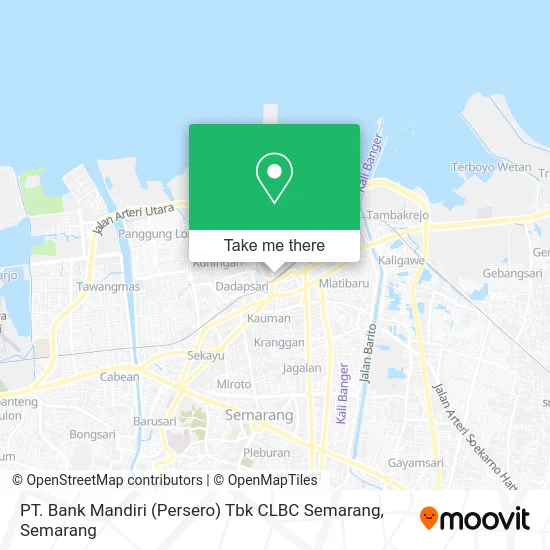 PT. Bank Mandiri (Persero) Tbk CLBC Semarang map