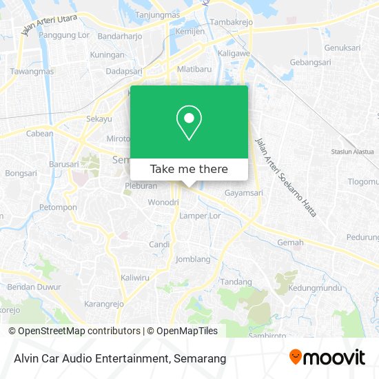 Alvin Car Audio Entertainment map