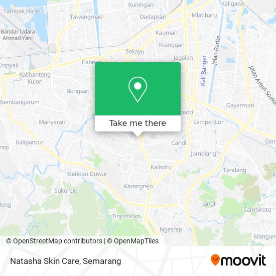 Natasha Skin Care map