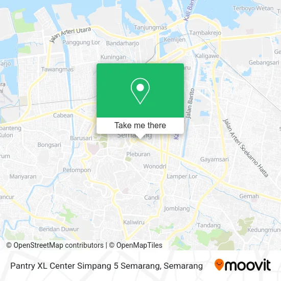 Pantry XL Center Simpang 5 Semarang map