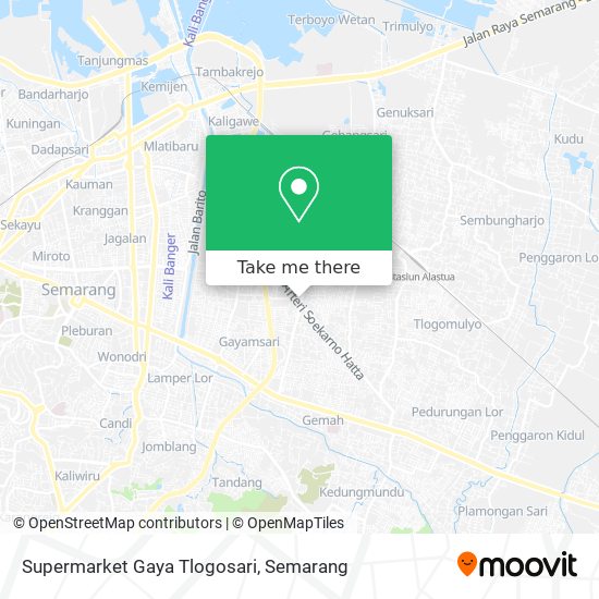 Supermarket Gaya Tlogosari map