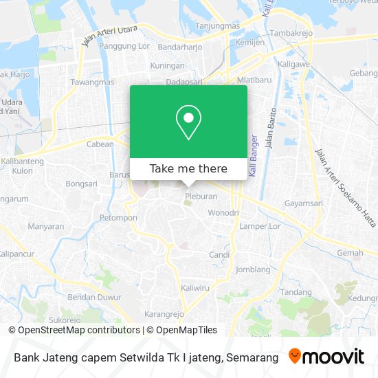 Bank Jateng capem Setwilda Tk I jateng map