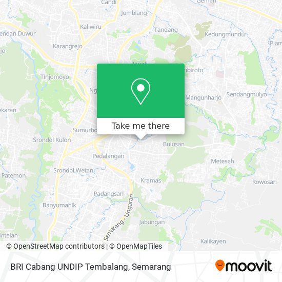 BRI Cabang UNDIP Tembalang map