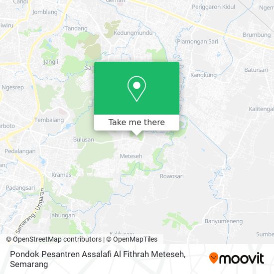 Pondok Pesantren Assalafi Al Fithrah Meteseh map