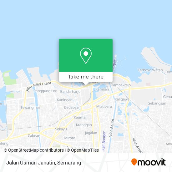 Jalan Usman Janatin map