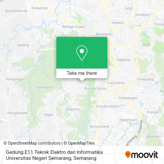 Gedung E11 Teknik Elektro dan Informatika Universitas Negeri Semarang map