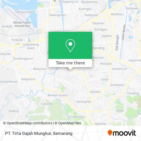 PT. Tirta Gajah Mungkur map