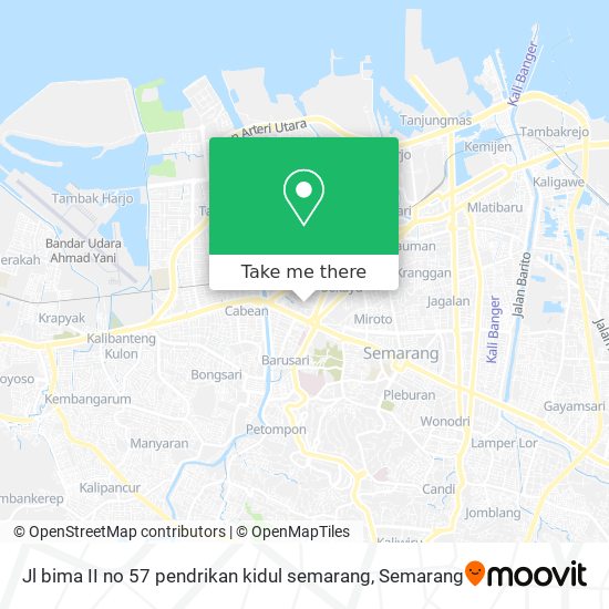 Jl bima II no 57 pendrikan kidul semarang map