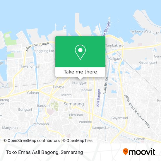 Toko Emas Asli Bagong map