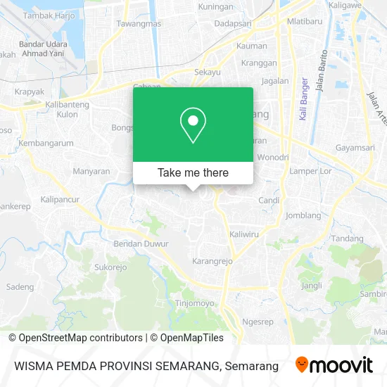 WISMA PEMDA PROVINSI SEMARANG map