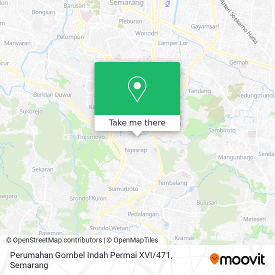 Perumahan Gombel Indah Permai XVI / 471 map