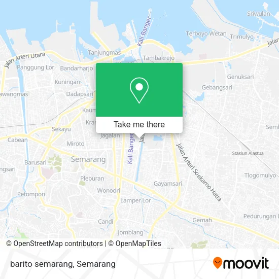 barito semarang map