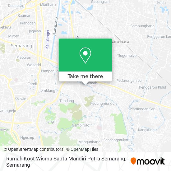 Rumah Kost Wisma Sapta Mandiri Putra Semarang map