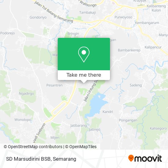SD Marsudirini BSB map