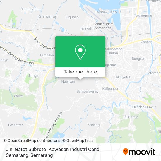 Jln. Gatot Subroto. Kawasan Industri Candi Semarang map