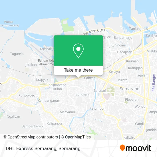 DHL Express Semarang map