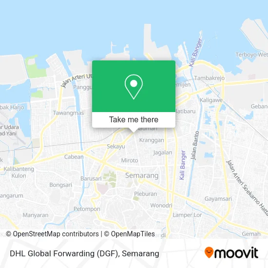 DHL Global Forwarding (DGF) map