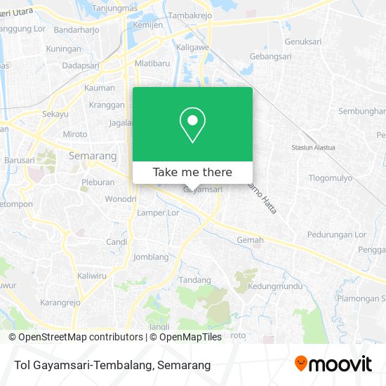 Tol Gayamsari-Tembalang map