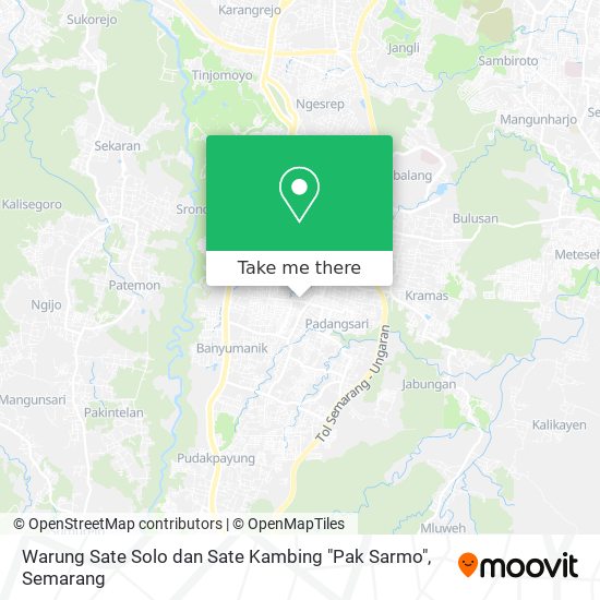Warung Sate Solo dan Sate Kambing "Pak Sarmo" map