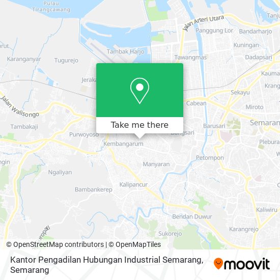 Kantor Pengadilan Hubungan Industrial Semarang map