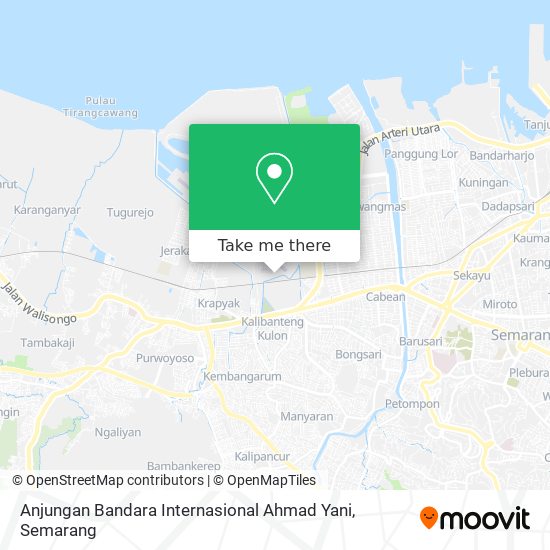 Anjungan Bandara Internasional Ahmad Yani map