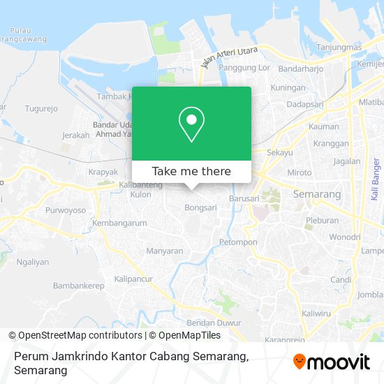 Perum Jamkrindo Kantor Cabang Semarang map
