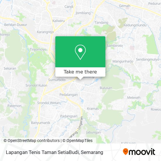 Lapangan Tenis Taman SetiaBudi map