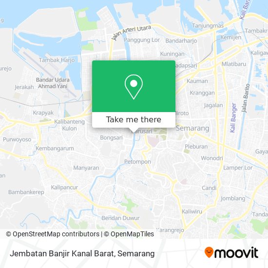 Jembatan Banjir Kanal Barat map