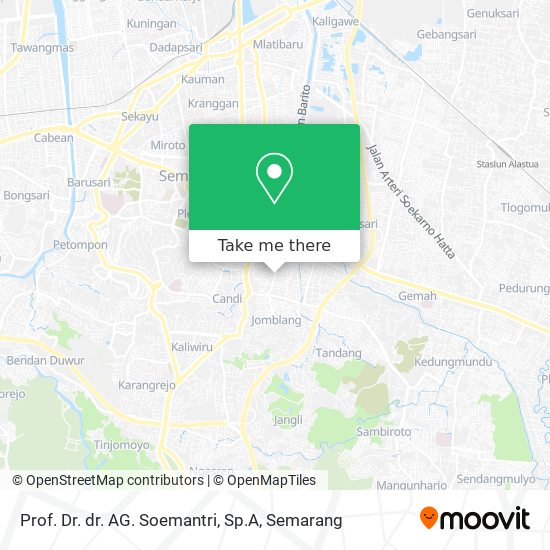 Prof. Dr. dr. AG. Soemantri, Sp.A map