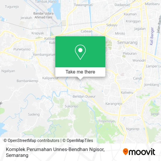 Komplek Perumahan Unnes-Bendhan Ngisor map