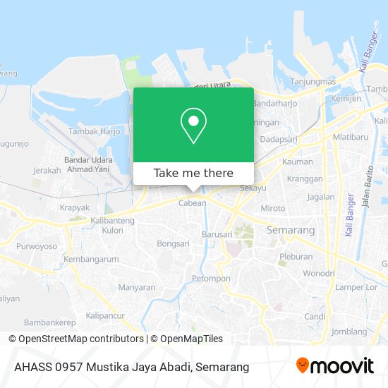 AHASS 0957 Mustika Jaya Abadi map