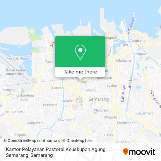 Kantor Pelayanan Pastoral Keuskupan Agung Semarang map