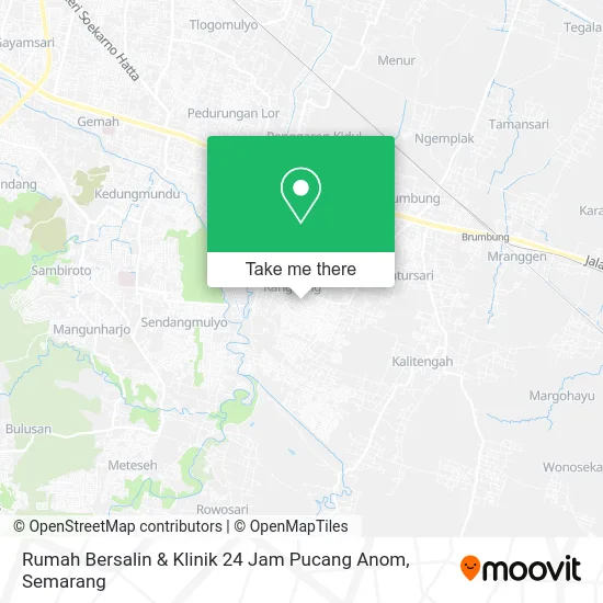 Rumah Bersalin & Klinik 24 Jam Pucang Anom map
