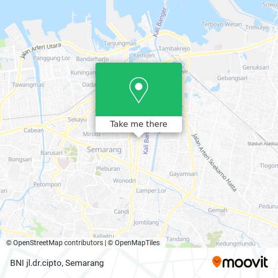 BNI jl.dr.cipto map