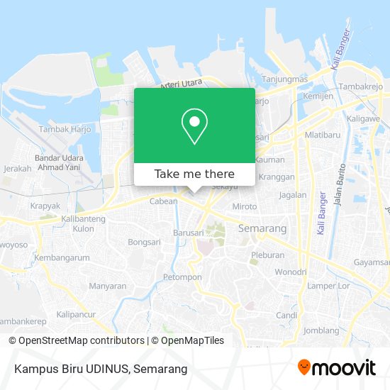 Kampus Biru UDINUS map