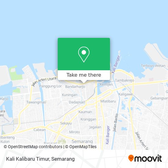 Kali Kalibaru Timur map