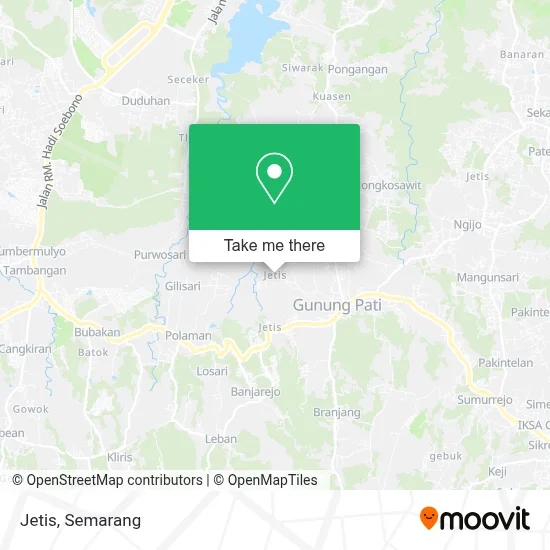 Jetis map