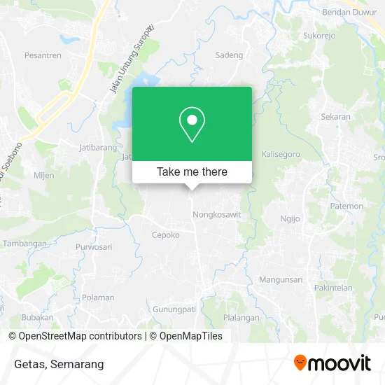 Getas map