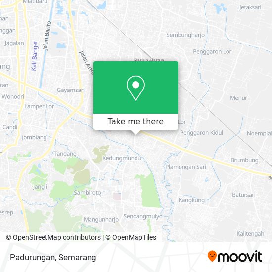 Padurungan map