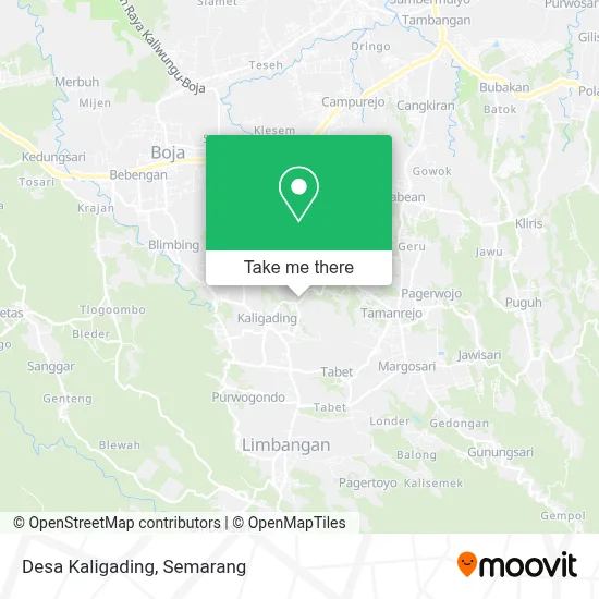 Desa Kaligading map