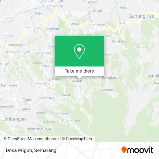 Desa Puguh map