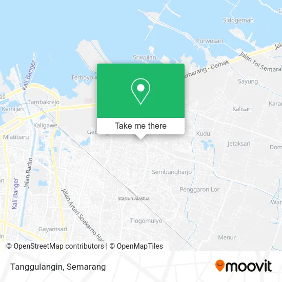 Tanggulangin map
