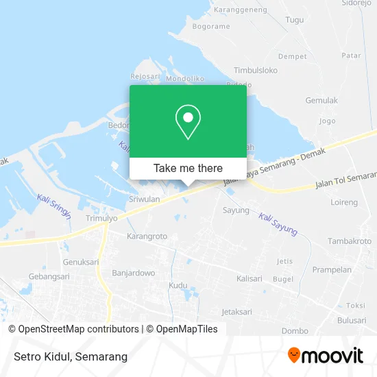 Setro Kidul map
