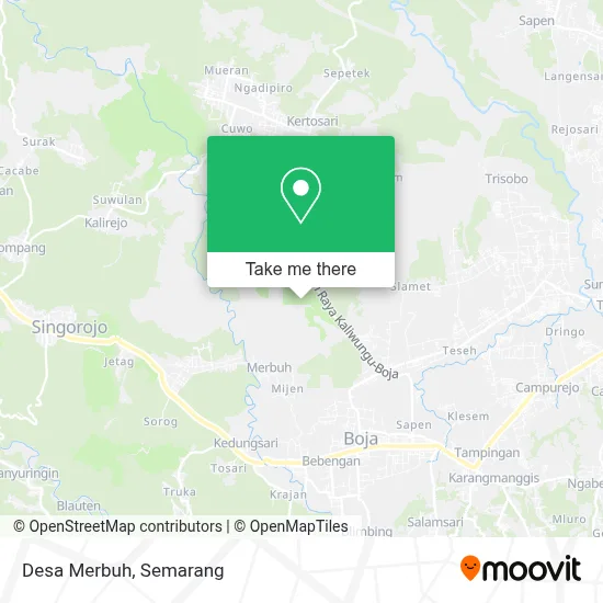 Desa Merbuh map