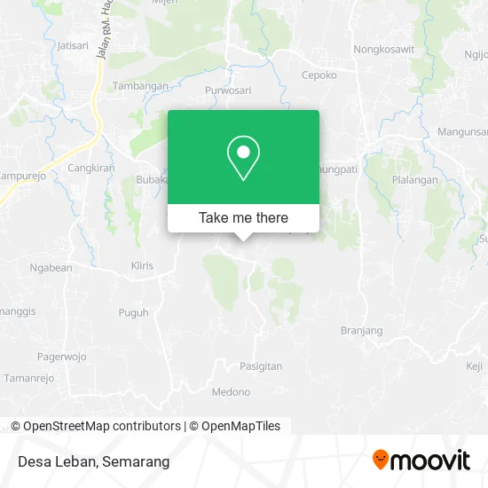 Desa Leban map