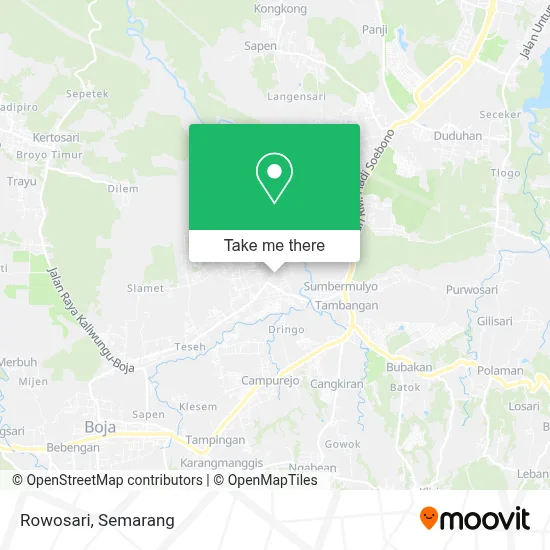 Rowosari map
