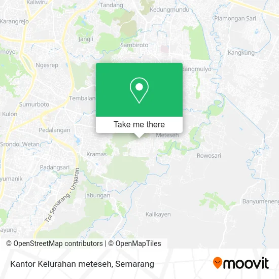 Kantor Kelurahan meteseh map