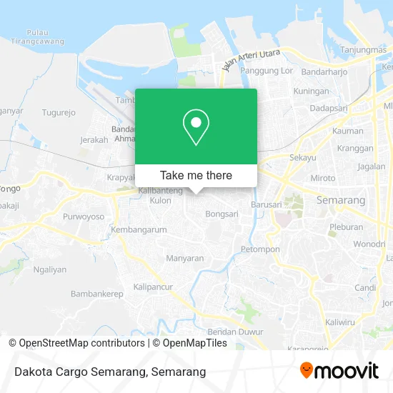 Dakota Cargo Semarang map