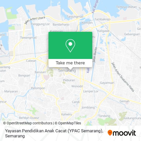 Yayasan Pendidikan Anak Cacat (YPAC Semarang) map